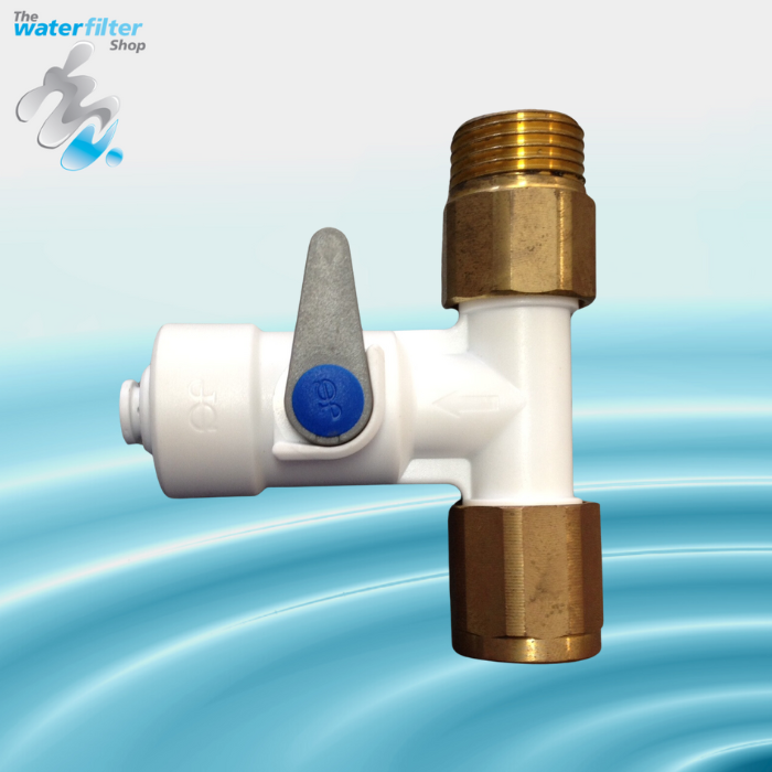 John Guest "T" with Isolation Valve