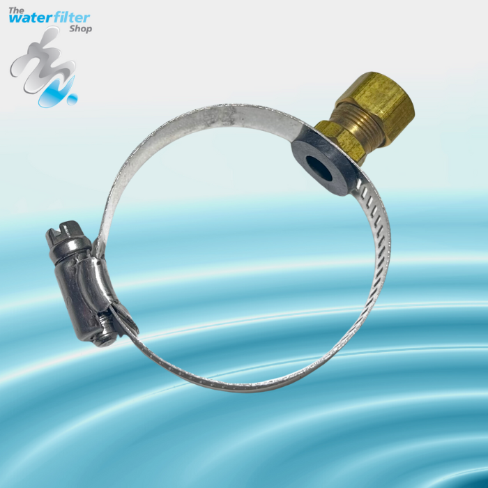 Waste line clamp-For RO waste or Relief valve