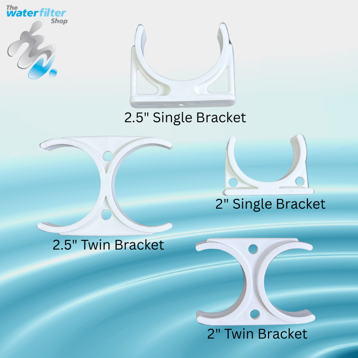 2" and 2.5" Inline Water Filter Brackets