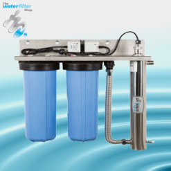 UV Whole House with Twin Big Blue 10" Housings